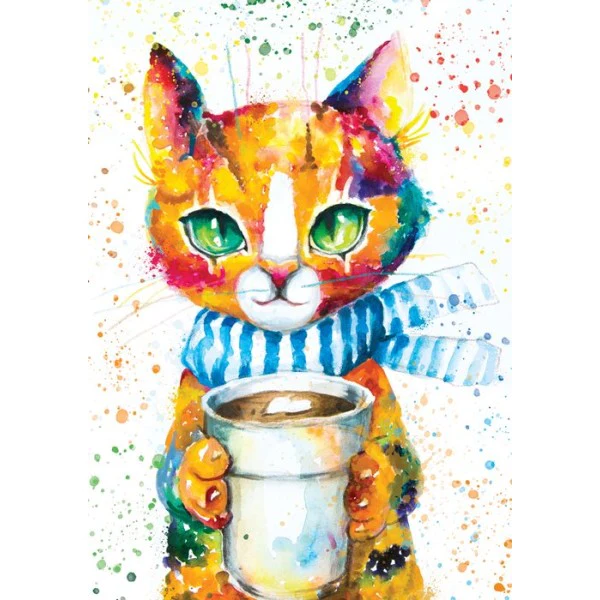 Puzzle - COLORFUL CAT