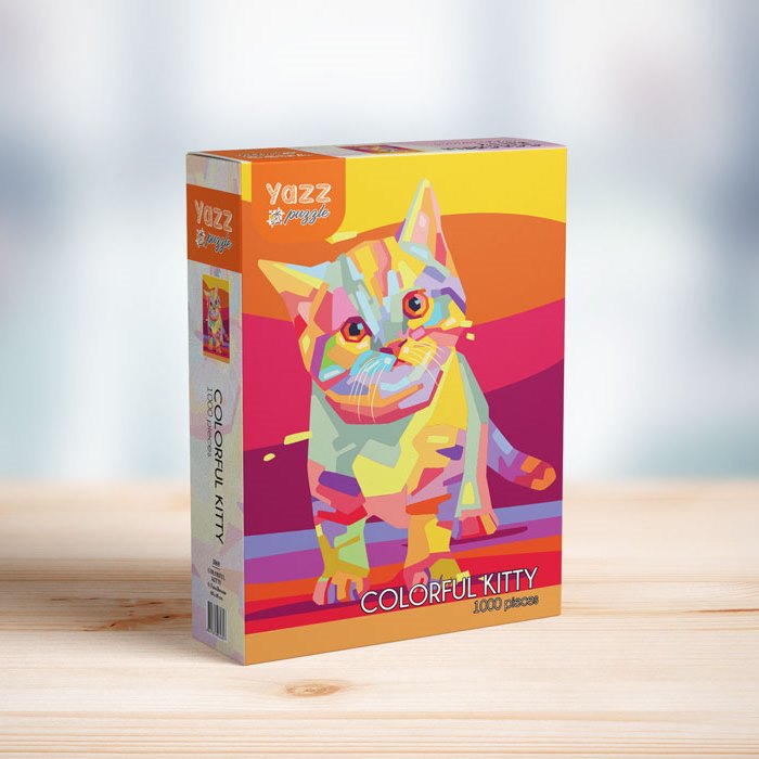 Puzzle - COLORFUL KITTY - YA-3869