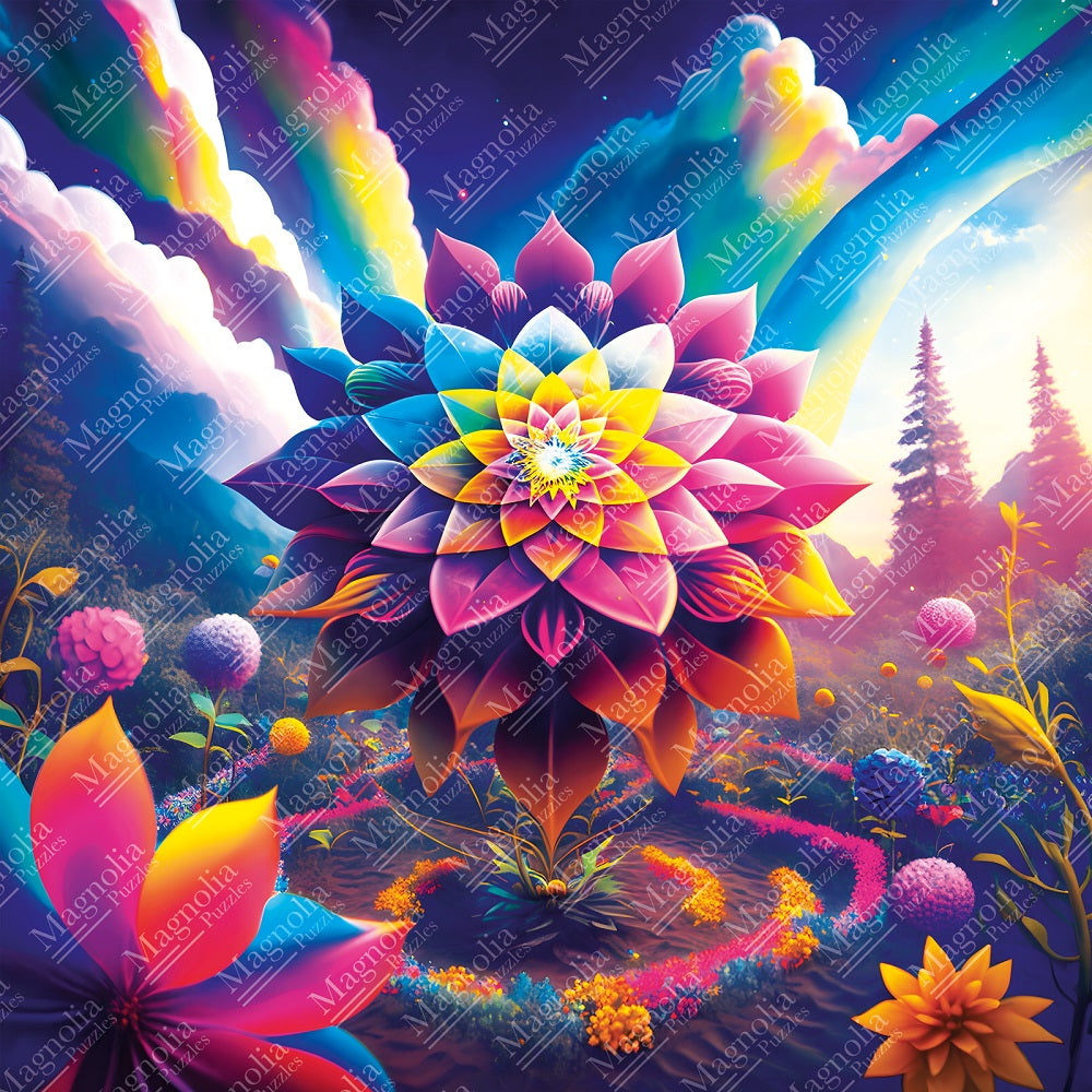 Puzzle - SACRED GEOMETRY FLOWER