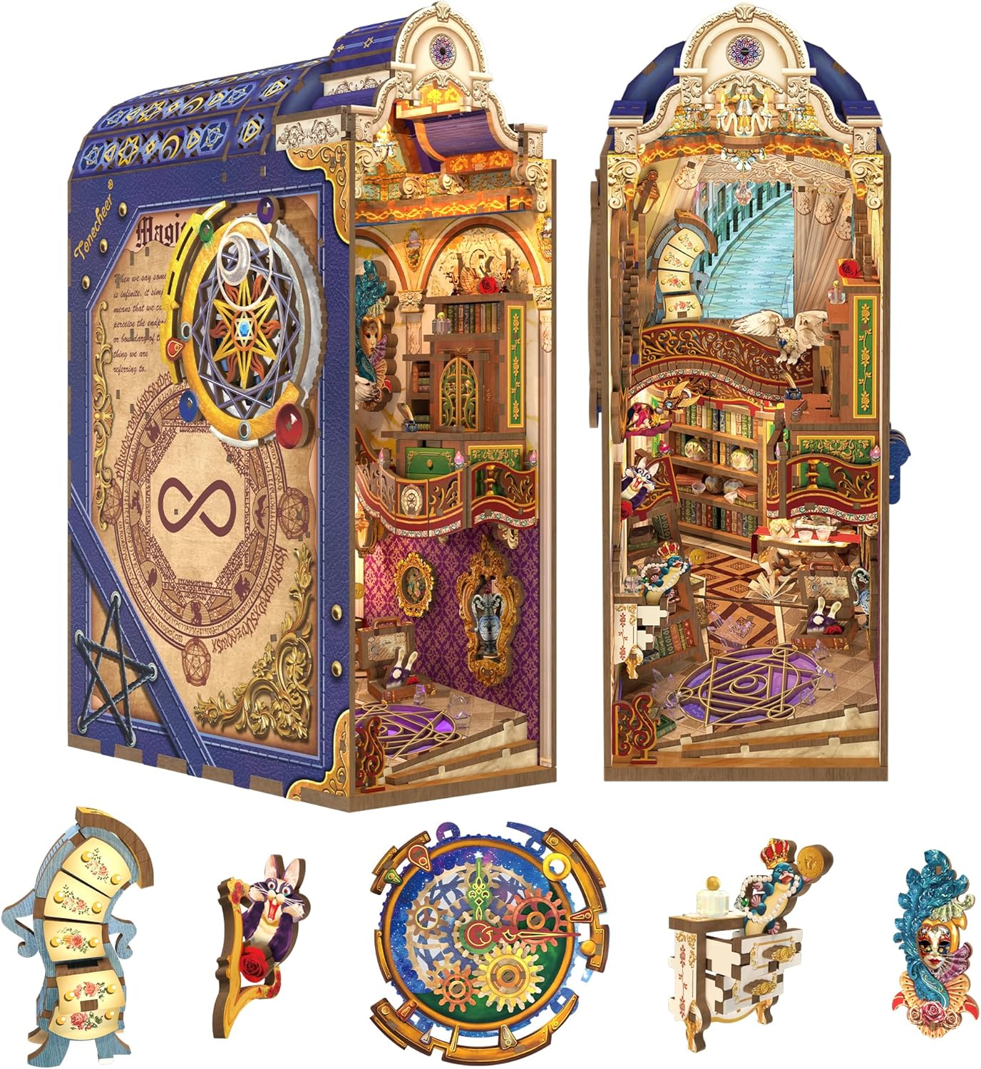 MINI-décor de bibliothèque - BIBLIOTHÈQUE MAGIQUE