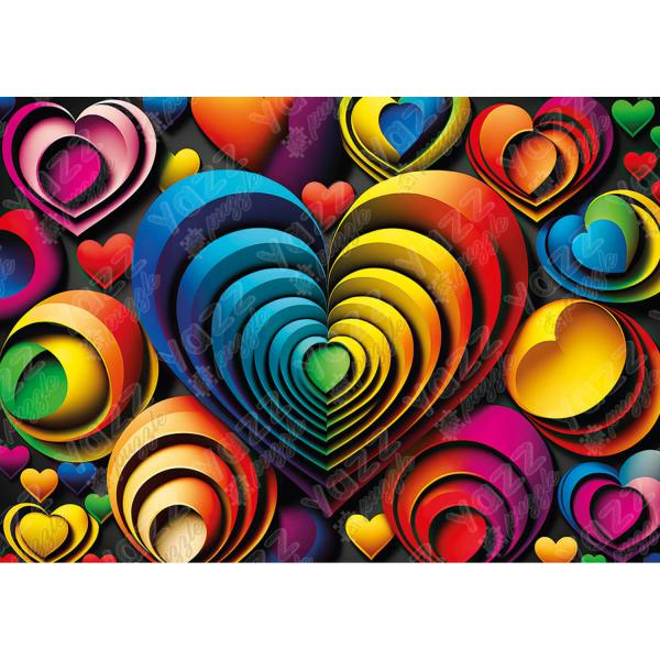 Puzzle - COLORFUL HEART