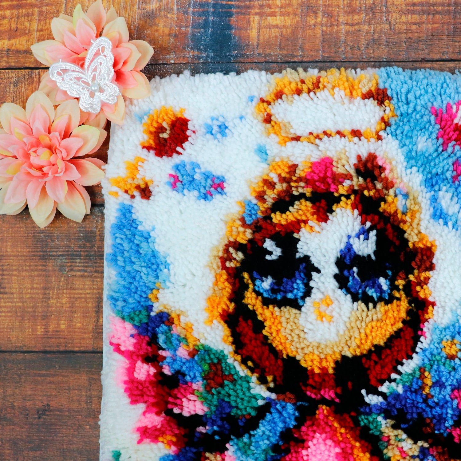 Latch Hook - Small Rug Kit - ANGEL