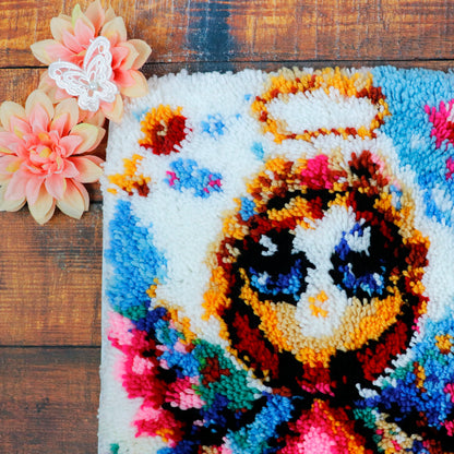 Latch Hook - Small Rug Kit - ANGEL