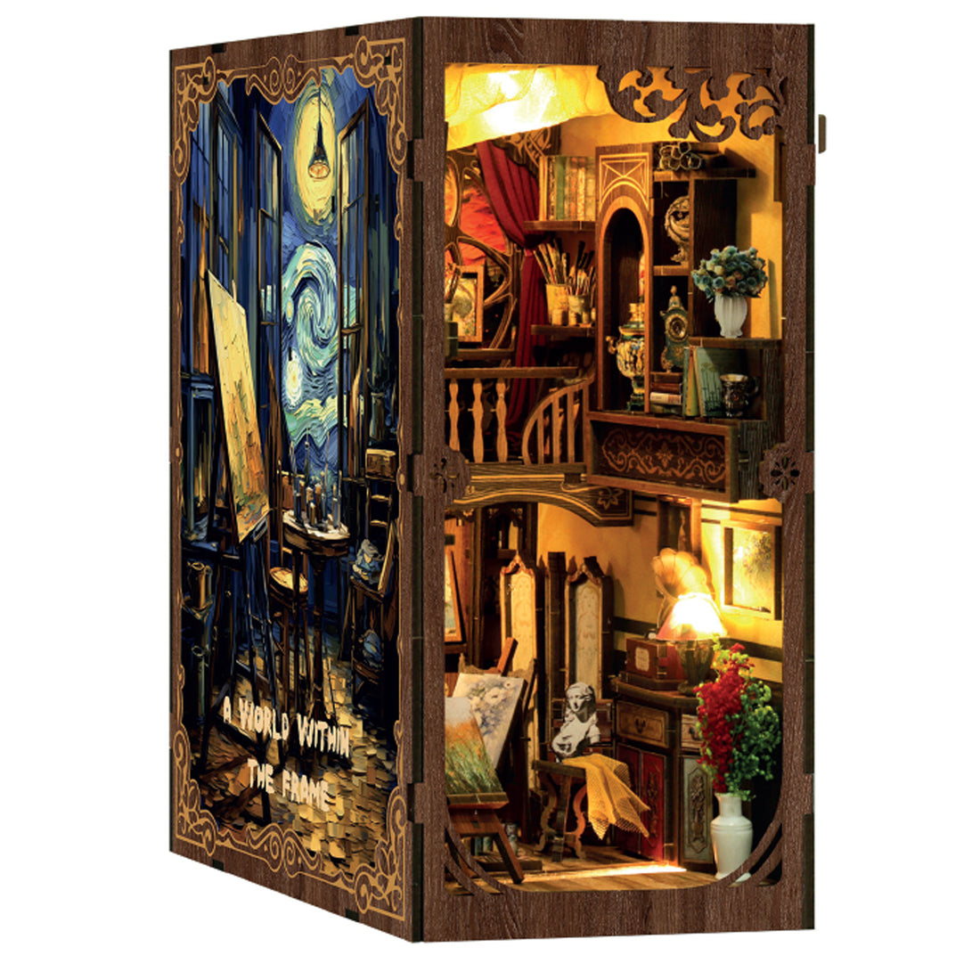 MINI-décor de bibliothèque - UN MONDE ENCADRÉ