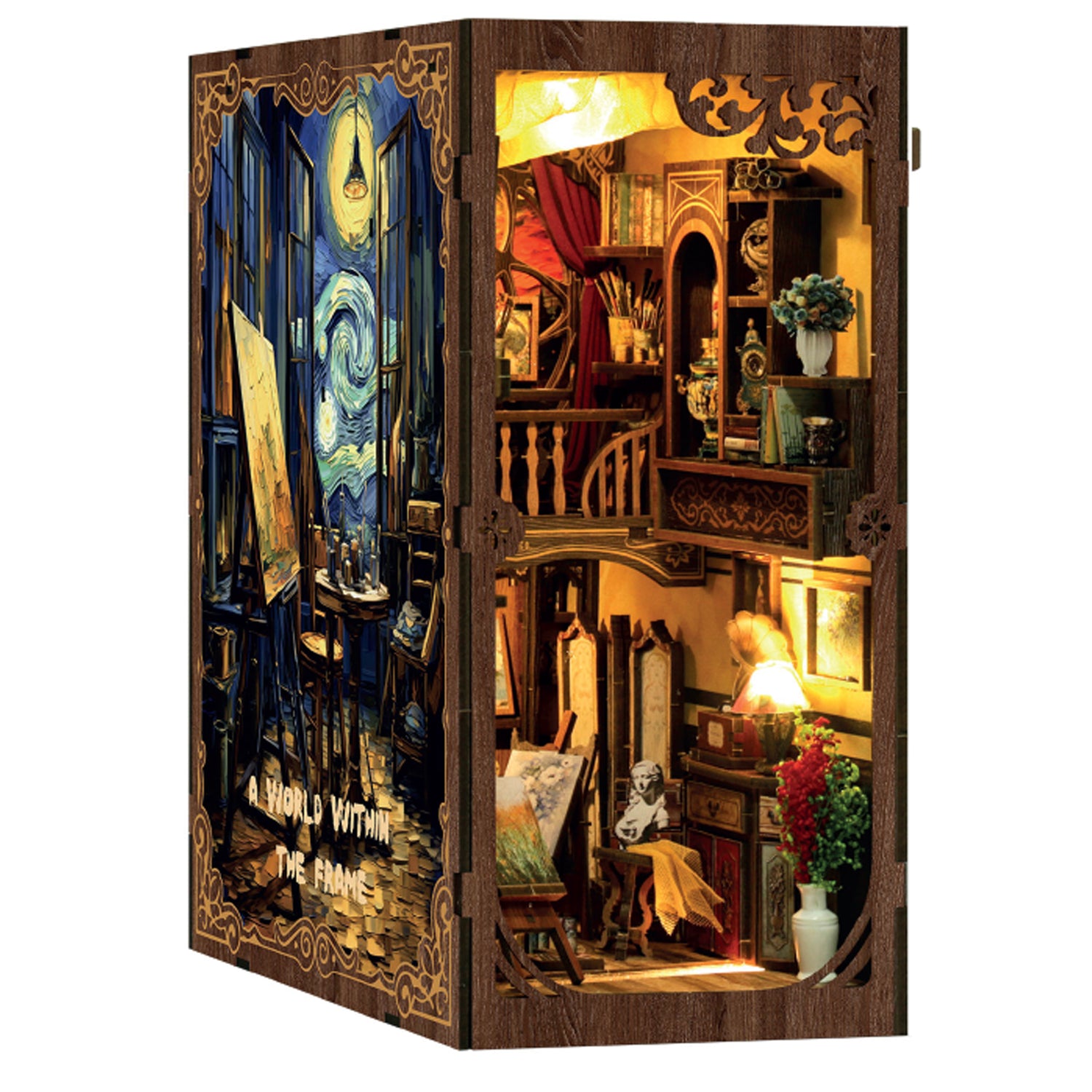 MINI-décor de bibliothèque - UN MONDE ENCADRÉ