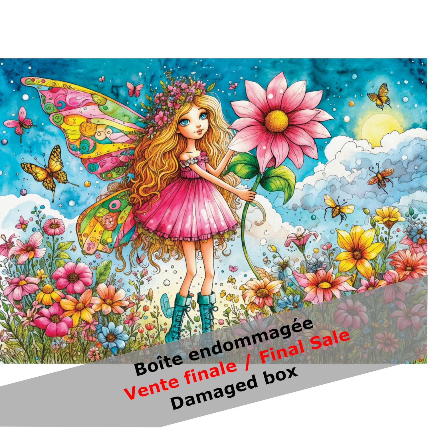 -30% DAMAGED BOX Puzzle 1000 pieces BLUSH GARDEN WHISPERS