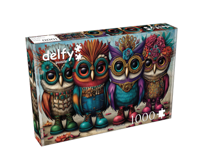 Puzzle - BOOTED OWL QUARTET