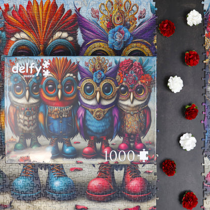 Puzzle - BOOTED OWL QUARTET