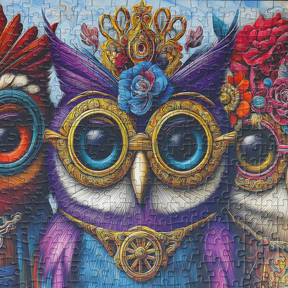 Puzzle - BOOTED OWL QUARTET