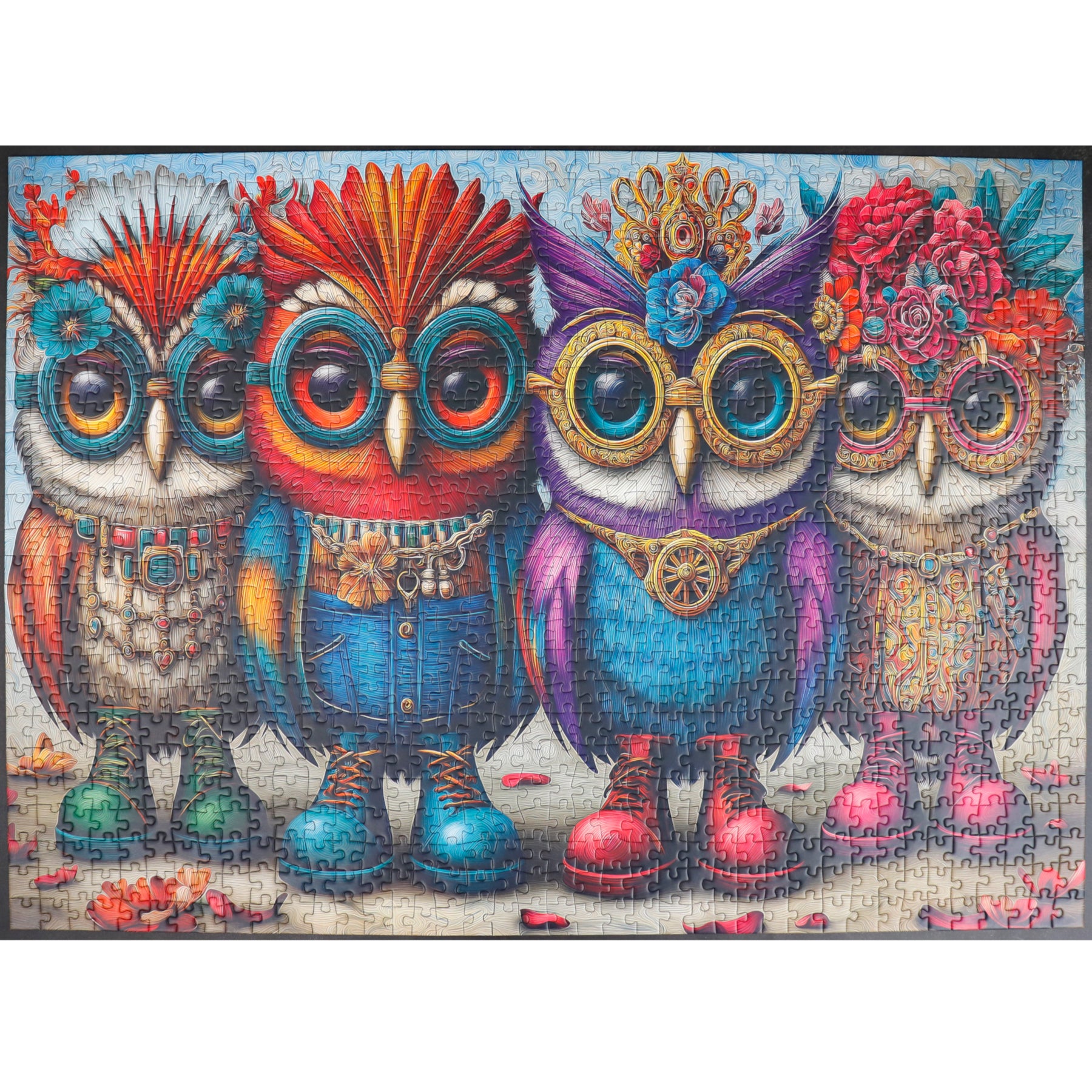 Puzzle - BOOTED OWL QUARTET