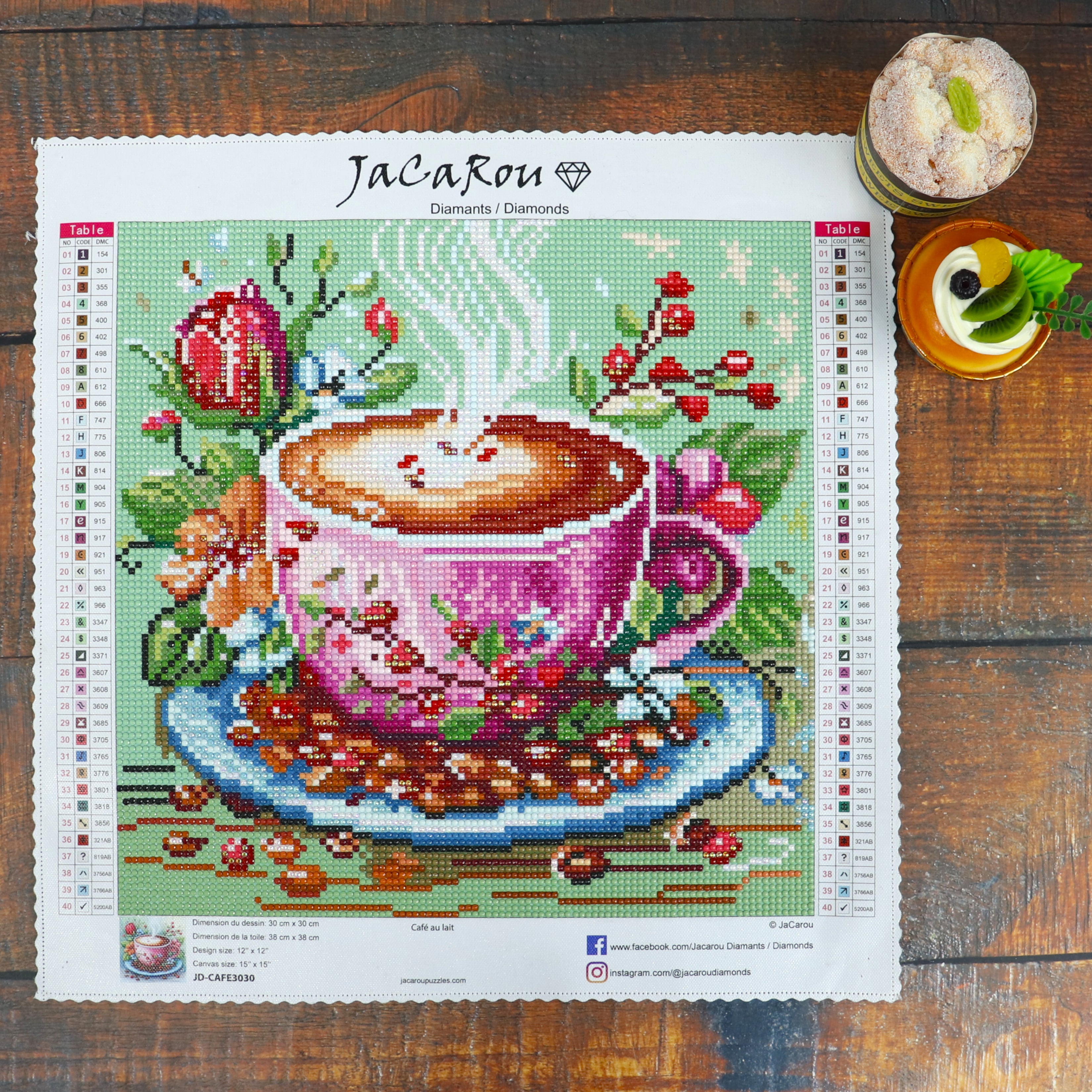 Diamond Painting - CAFÉ AU LAIT