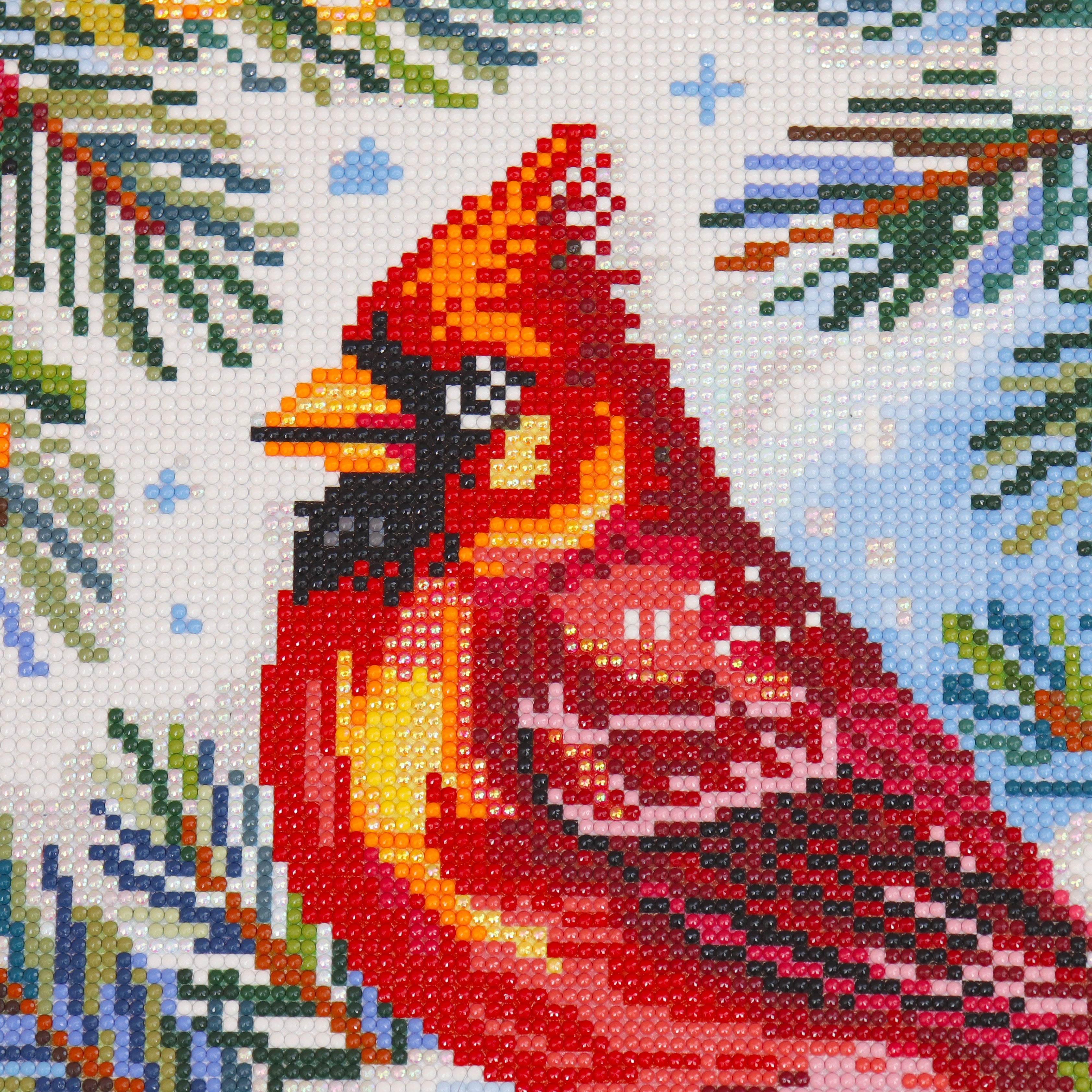 Broderie de diamant RONDS - CARDINAL DES NEIGES