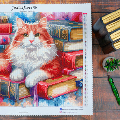 Diamond Painting - CATS &amp; BOOKS