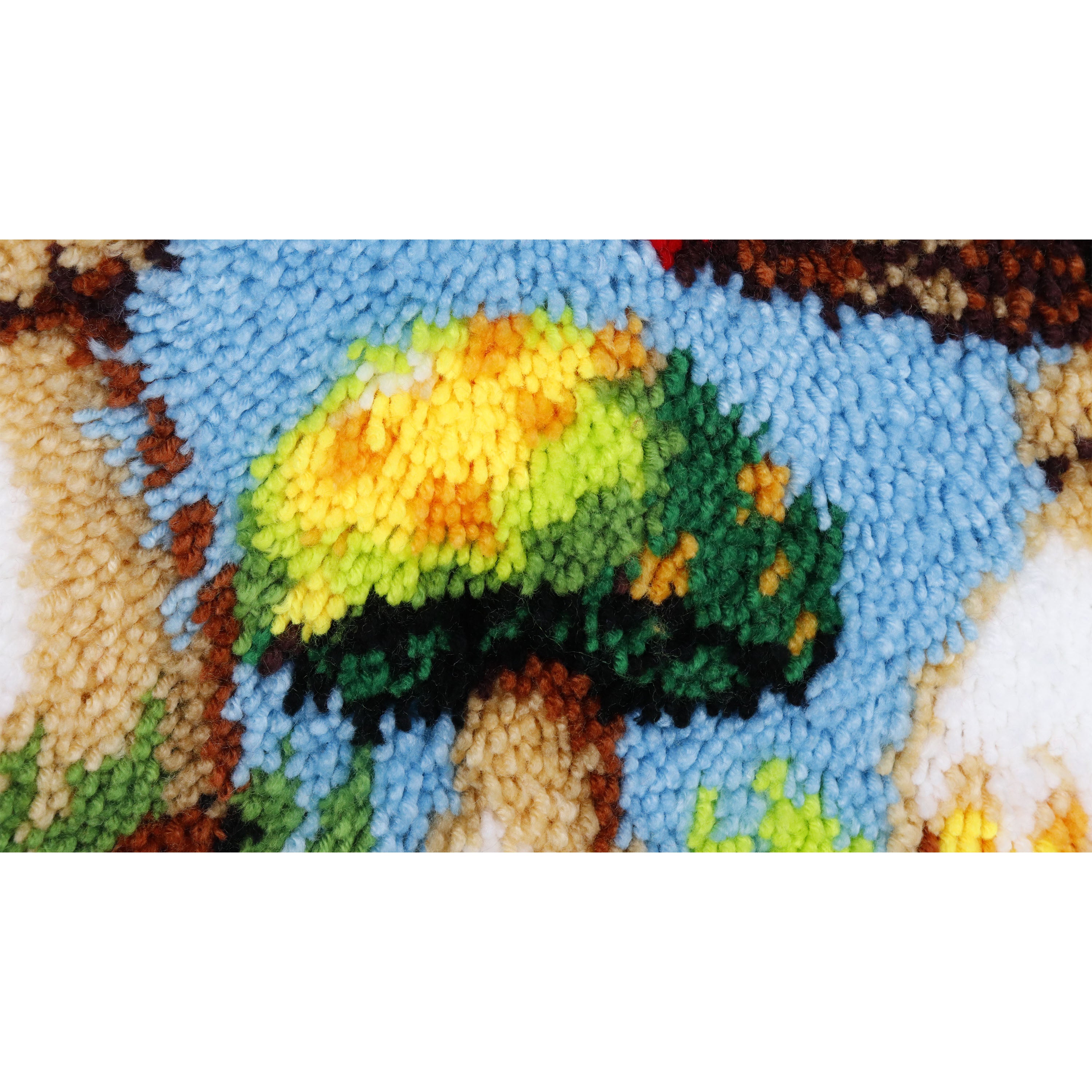 Latch Hook - Large Rug Kit - MUSHROOMS