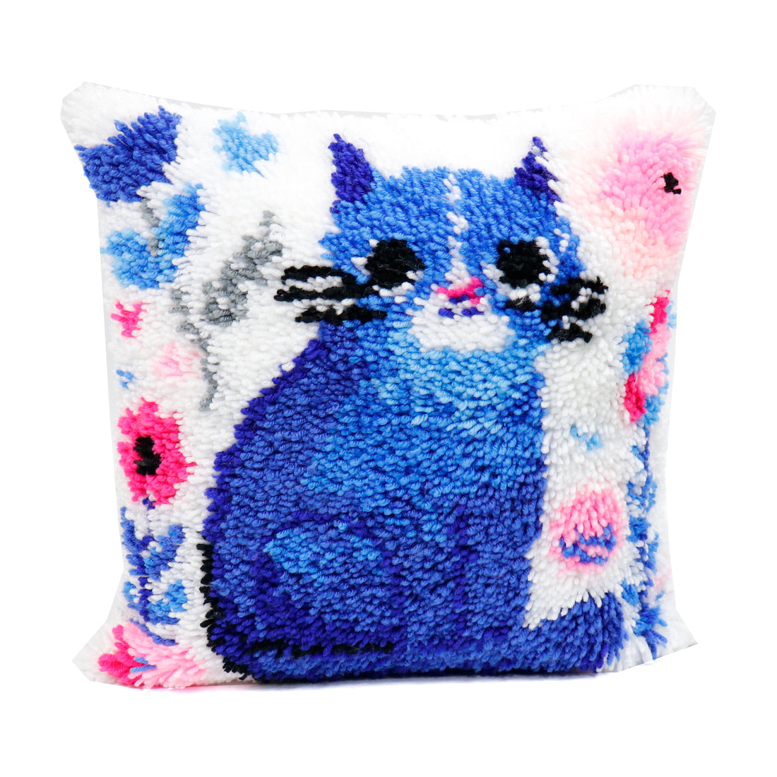 Points noués - Housse de coussin - CHAT