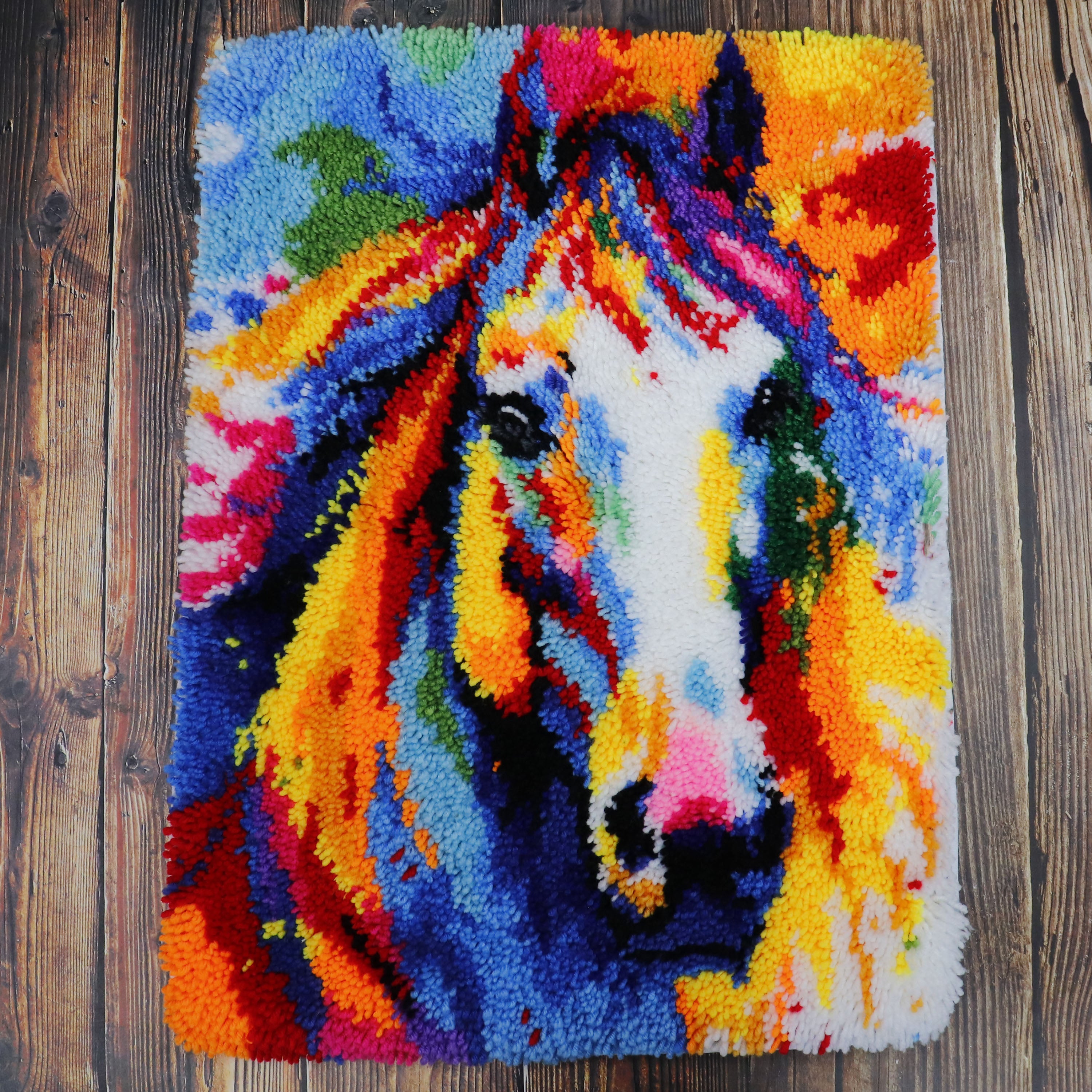 Points noués - Grand tapis - CHEVAL