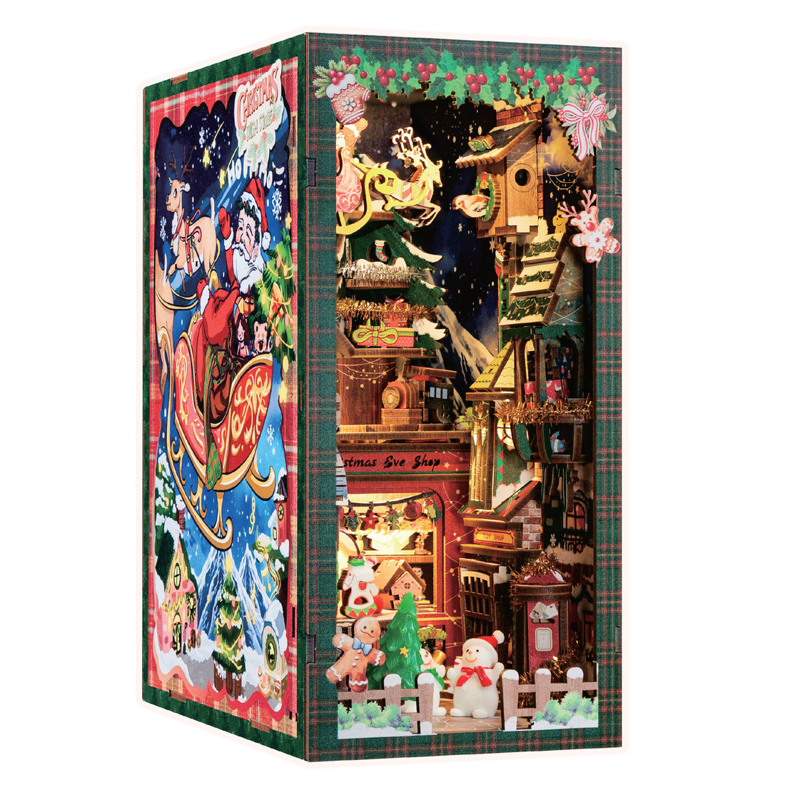 MINI-décor de bibliothèque - BOUTIQUE DE NOËL