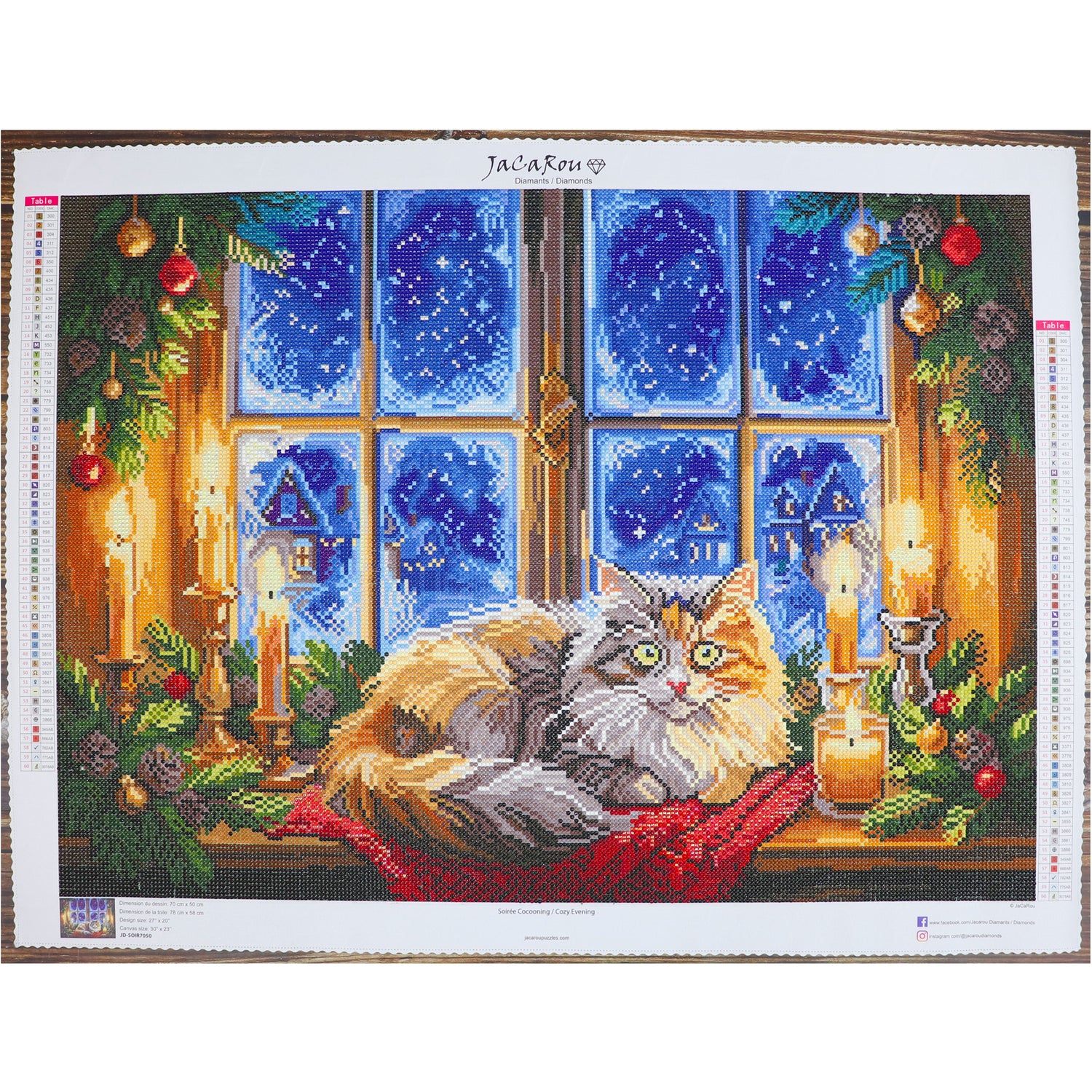 Broderie de diamants RONDS - SOIRÉE COCOONING