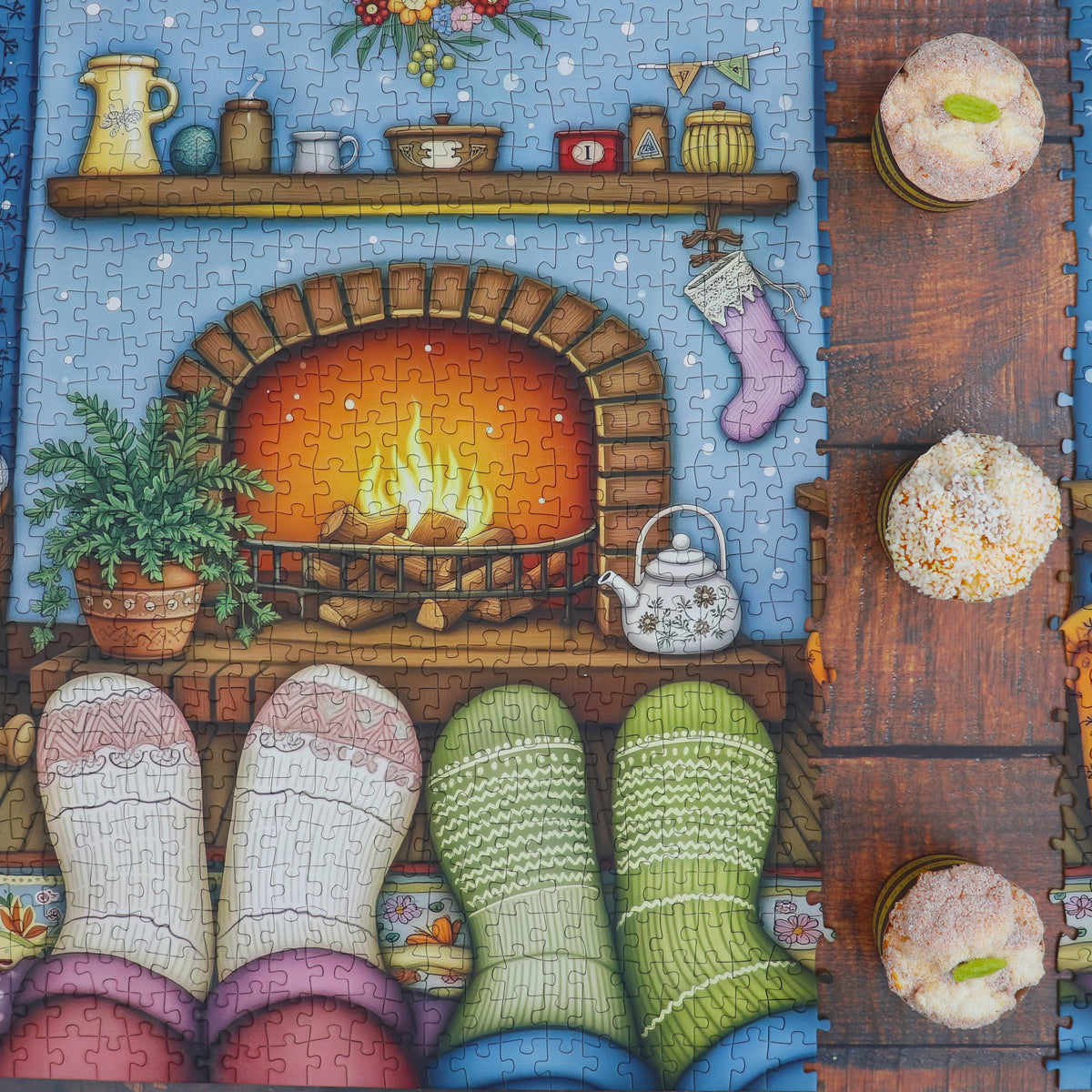 Puzzle - COZY FEET WINTER NIGHT