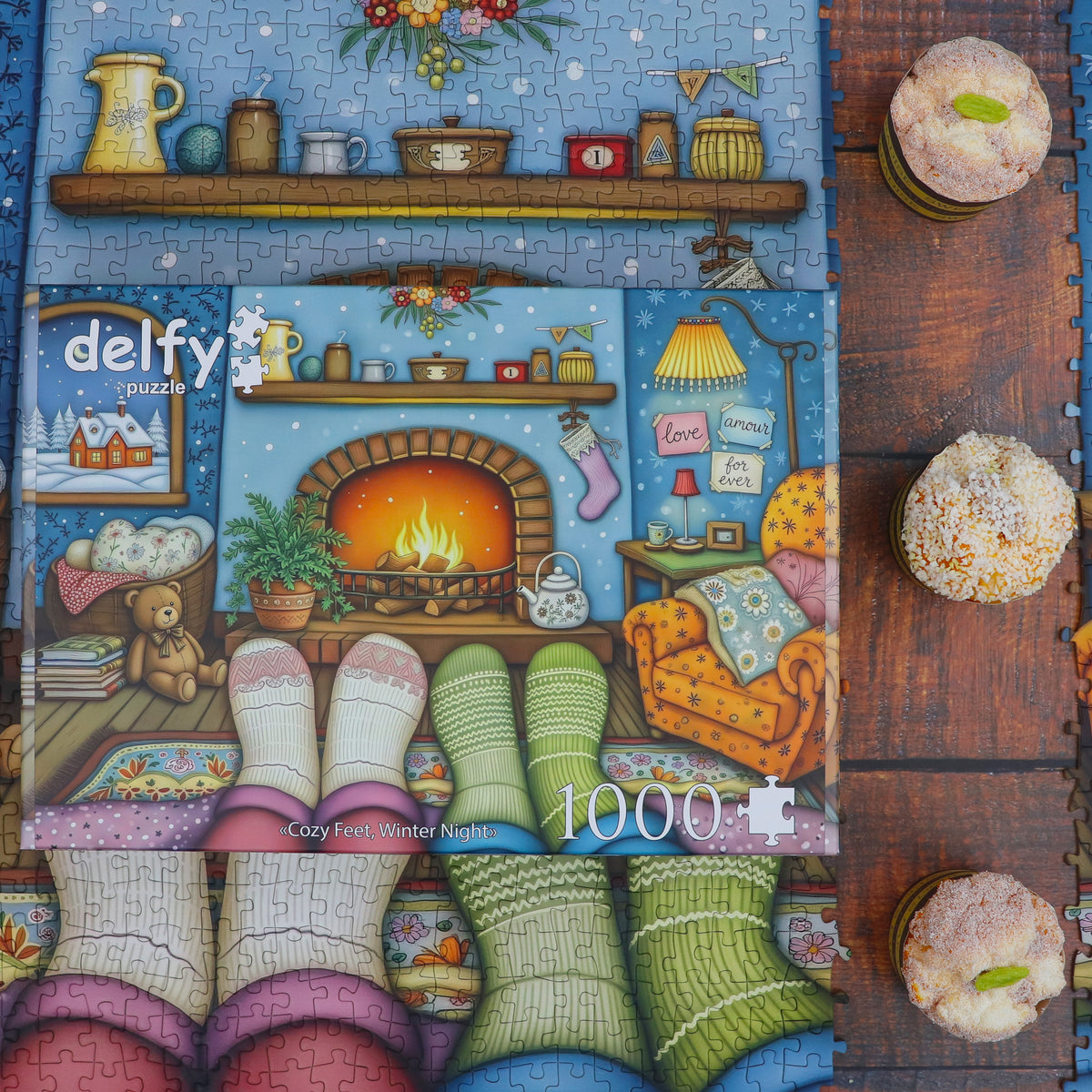 Puzzle - COZY FEET WINTER NIGHT