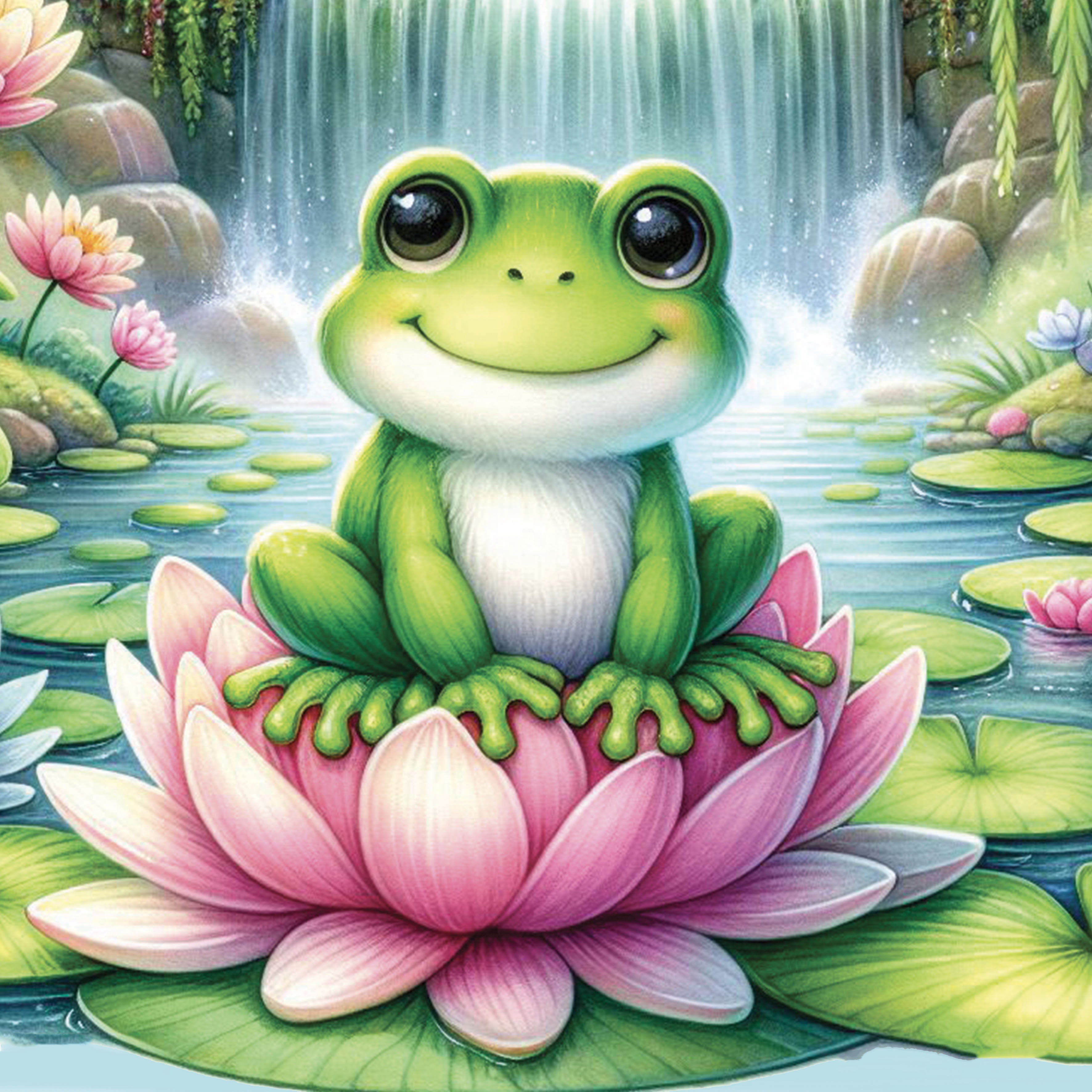 Diamond Painting -  CUTE FROG