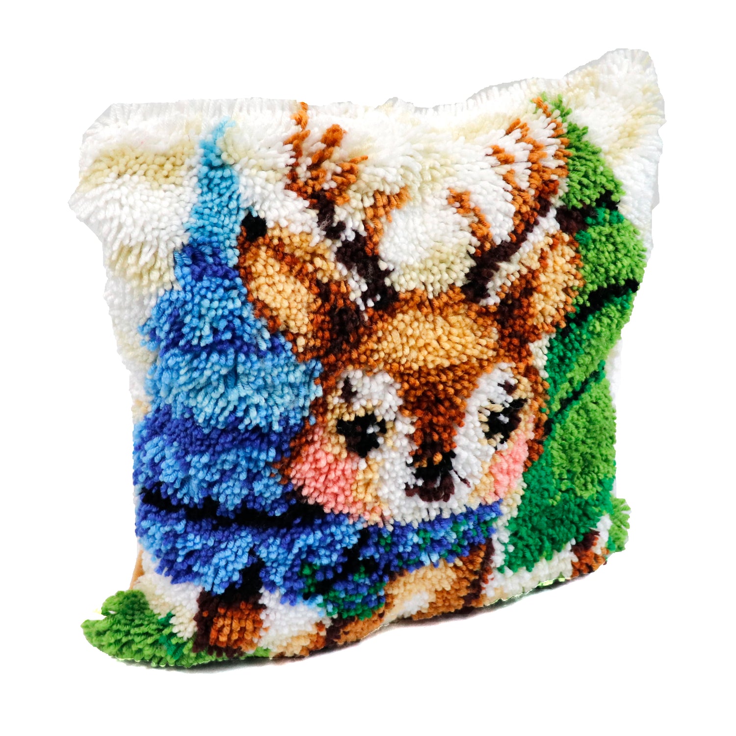 Latch Hook - Throw Pillow Cover Kit - FAWN