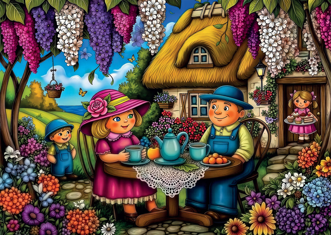 Puzzle - FAMILY GARDEN JOY