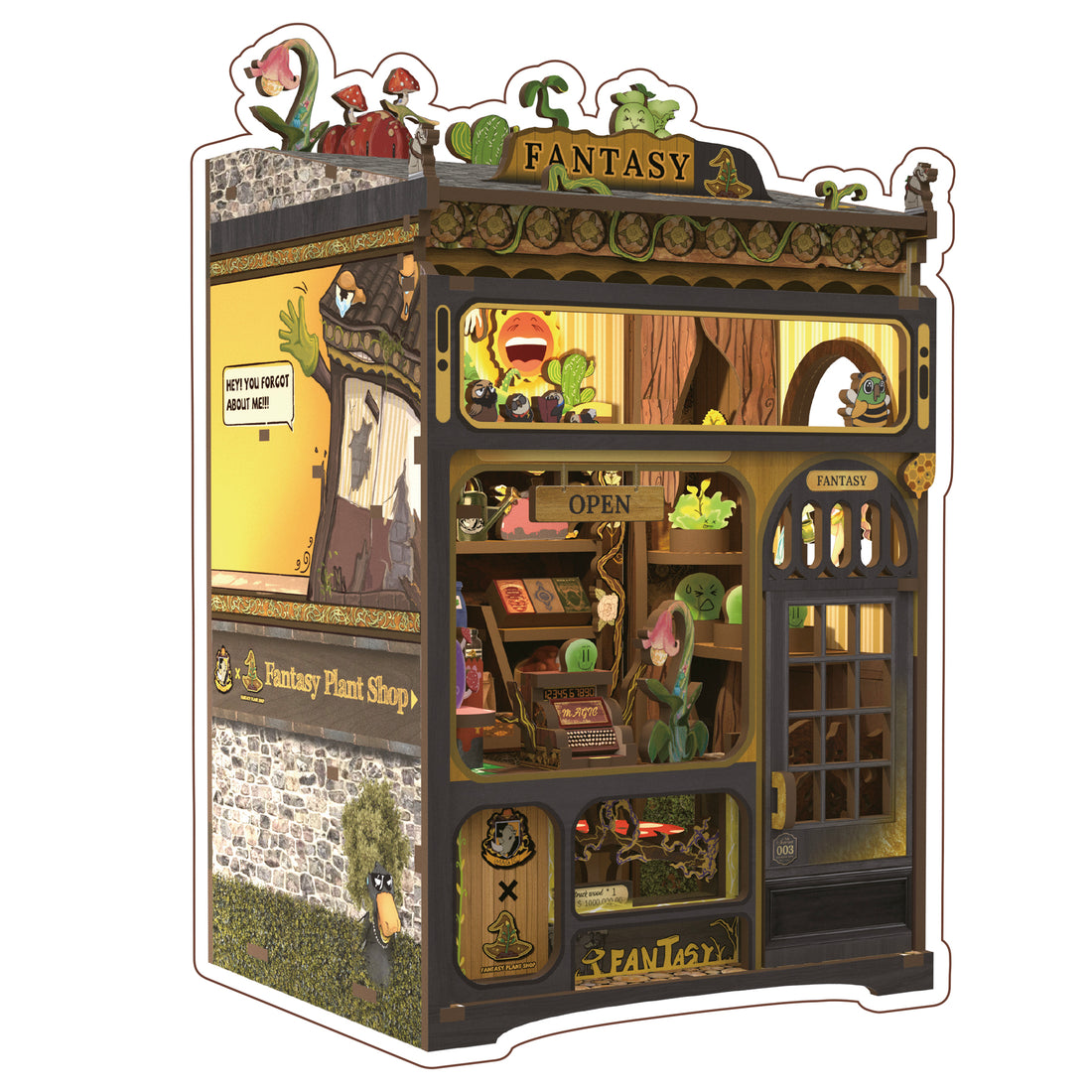 MINI-décor de bibliothèque - HERBORISTERIE ENCHANTÉE