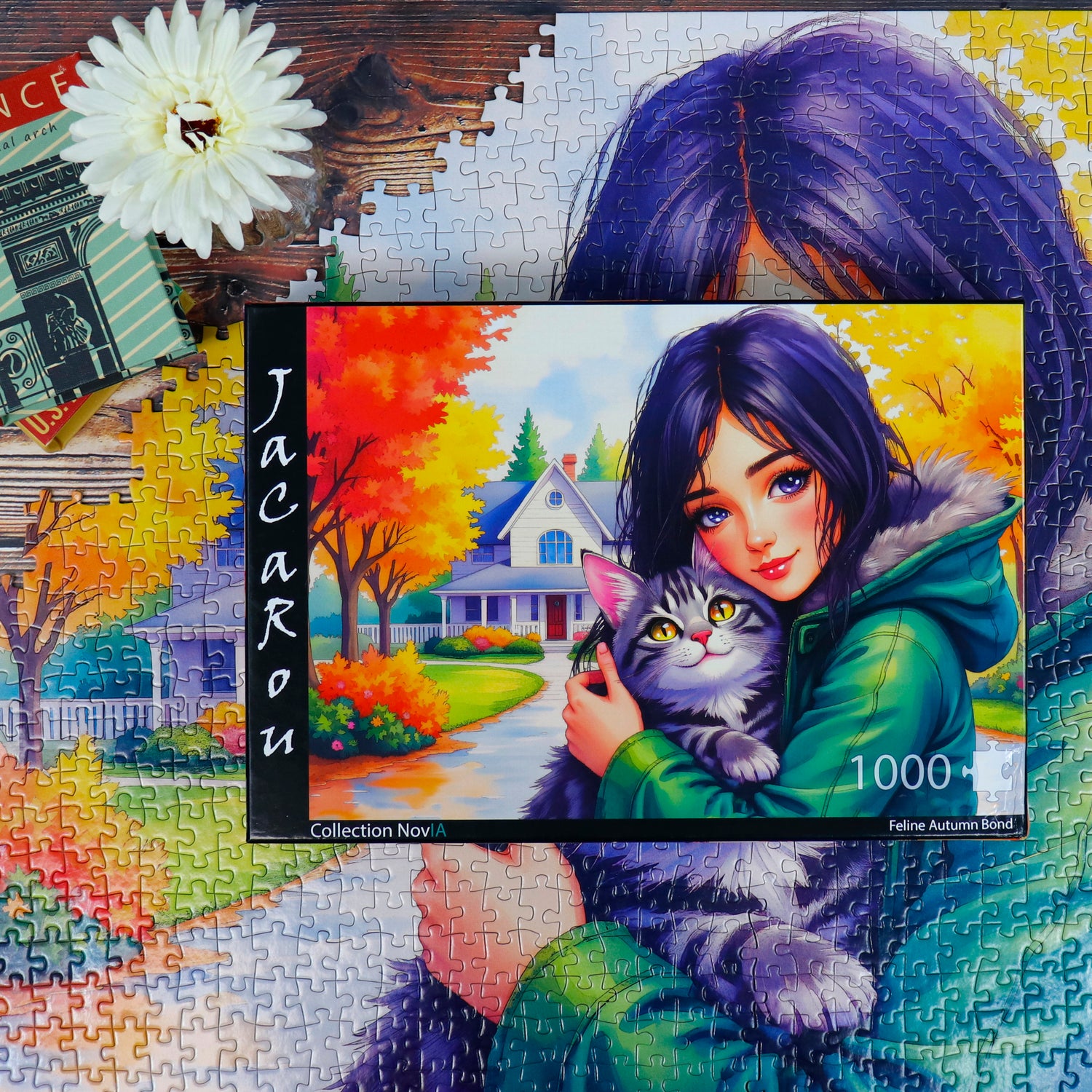 Puzzle -  FELINE AUTUMN BOND