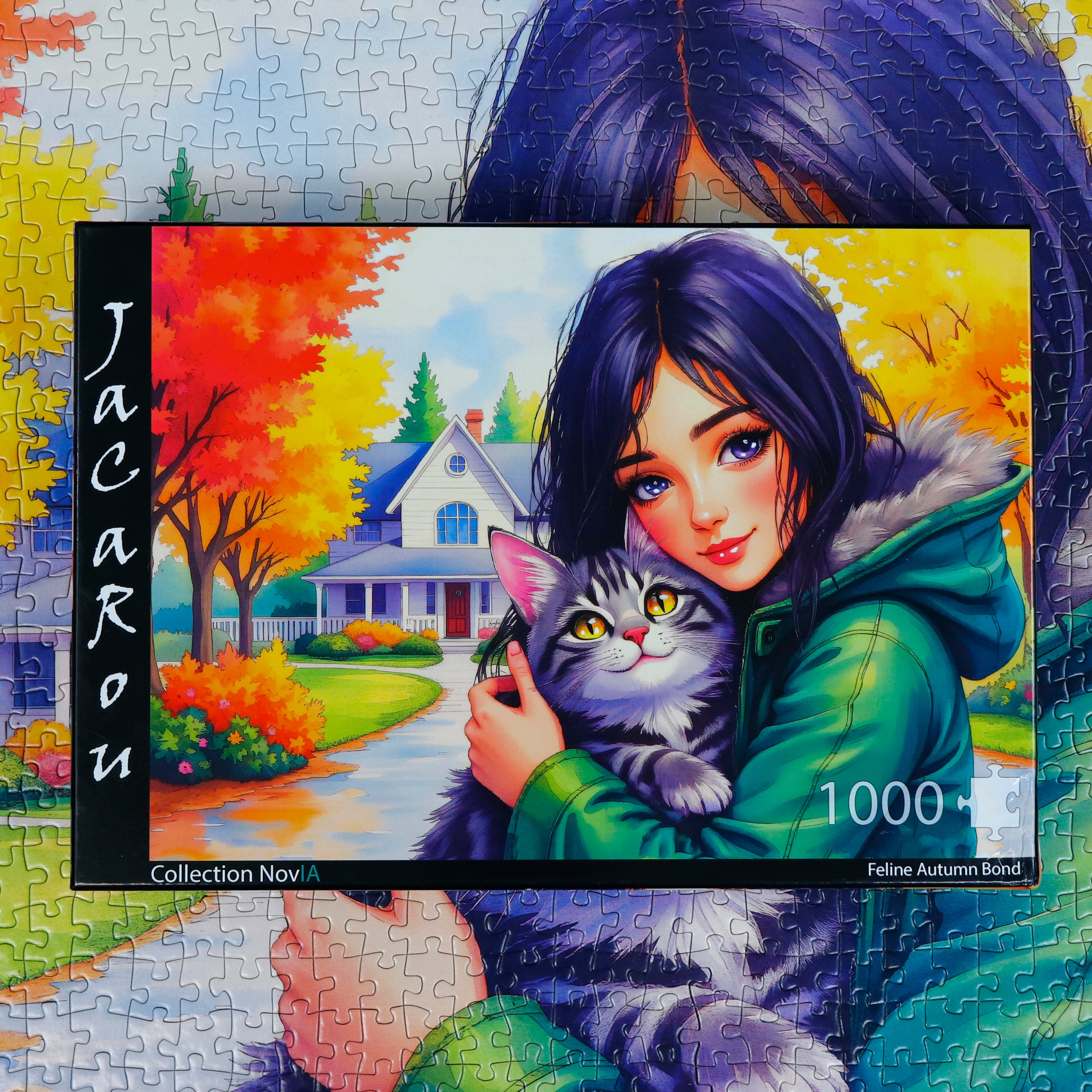 Puzzle -  FELINE AUTUMN BOND