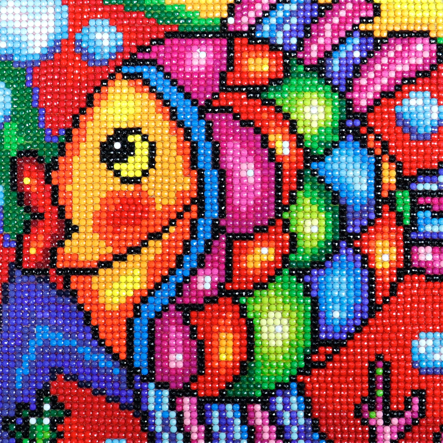 Broderie de diamants RONDS -  POISSON