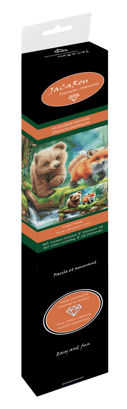 Broderie de diamants RONDS - FOREST FRIENDS