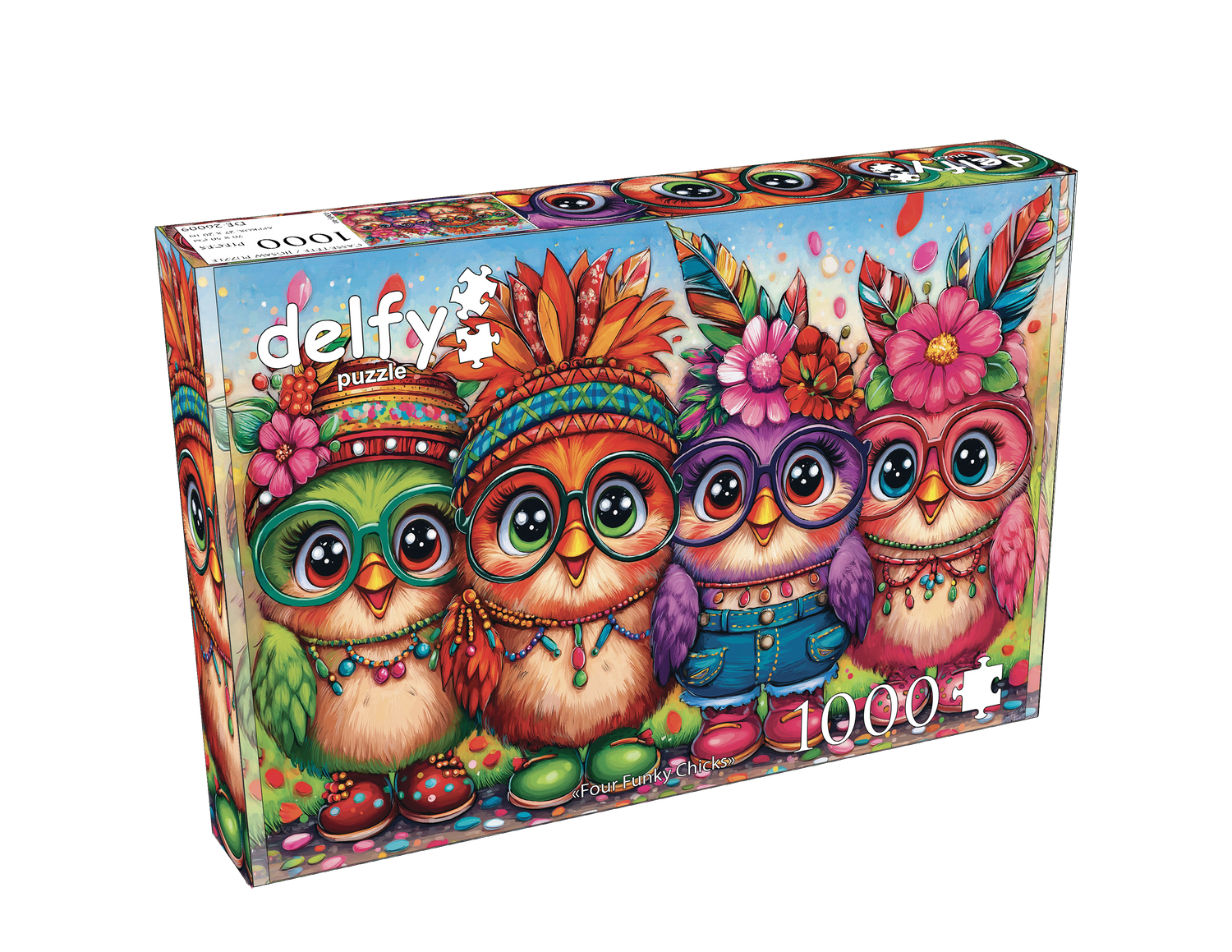 Puzzle - FOUR FUNKY CHICKS