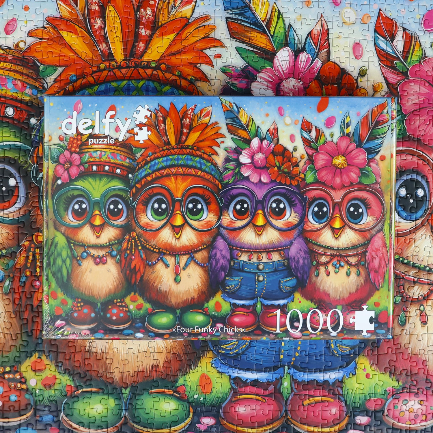 Puzzle - FOUR FUNKY CHICKS