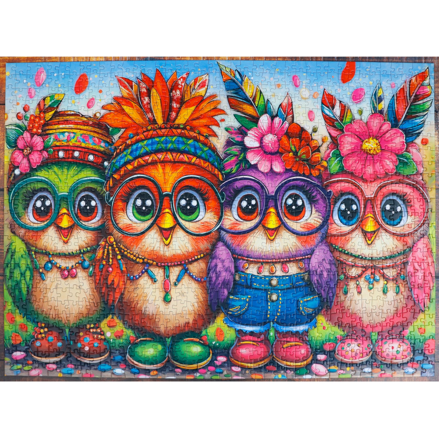 Puzzle - FOUR FUNKY CHICKS