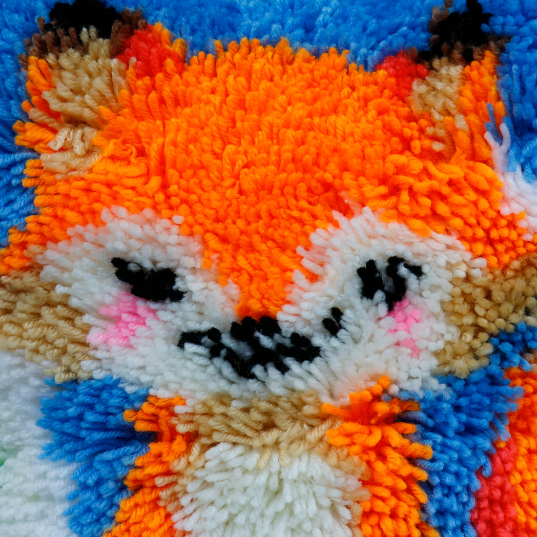 Points noués - Housse de coussin - RENARD