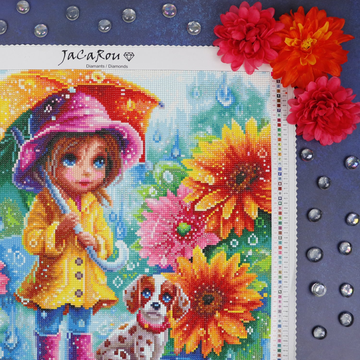 Diamond Painting -  FRIENDS IN THE RAIN