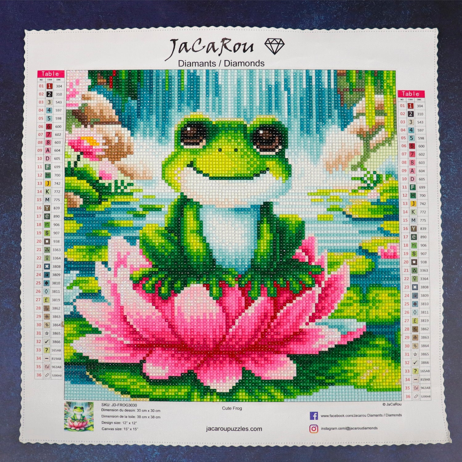 Diamond Painting -  CUTE FROG