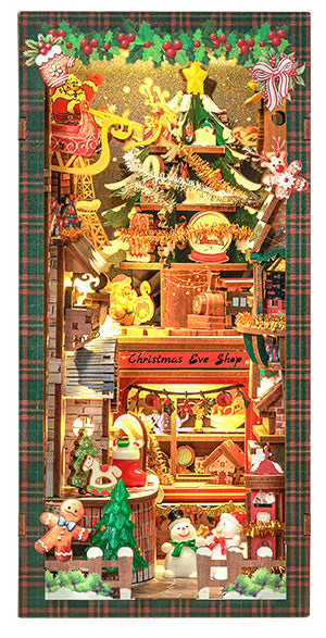 MINI-décor de bibliothèque - BOUTIQUE DE NOËL