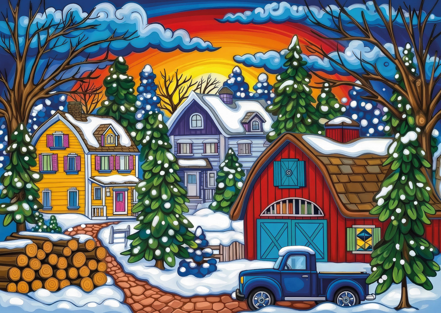 Casse-Tête FROSTED FARM MEMORIES
