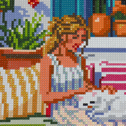 Broderie de diamants RONDS - JARDIN PAISIBLE
