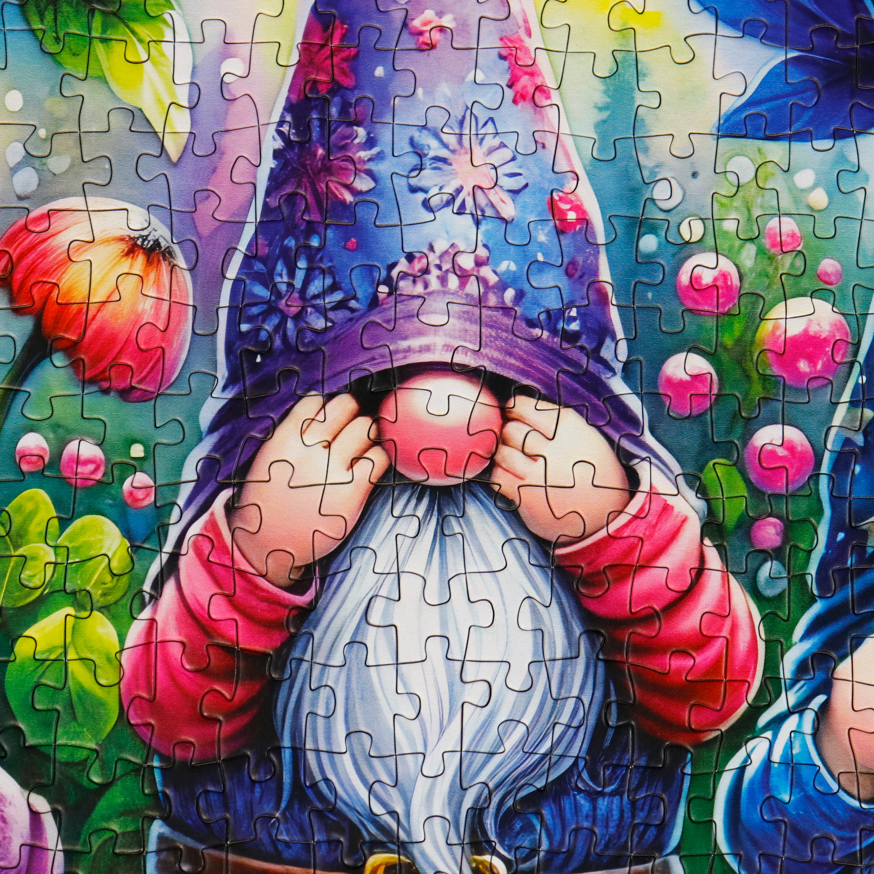 Puzzle - GNOMES AMONG FLOWERS