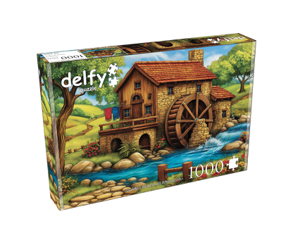 Puzzle - GOLDEN WATERMILL AFTERNOON