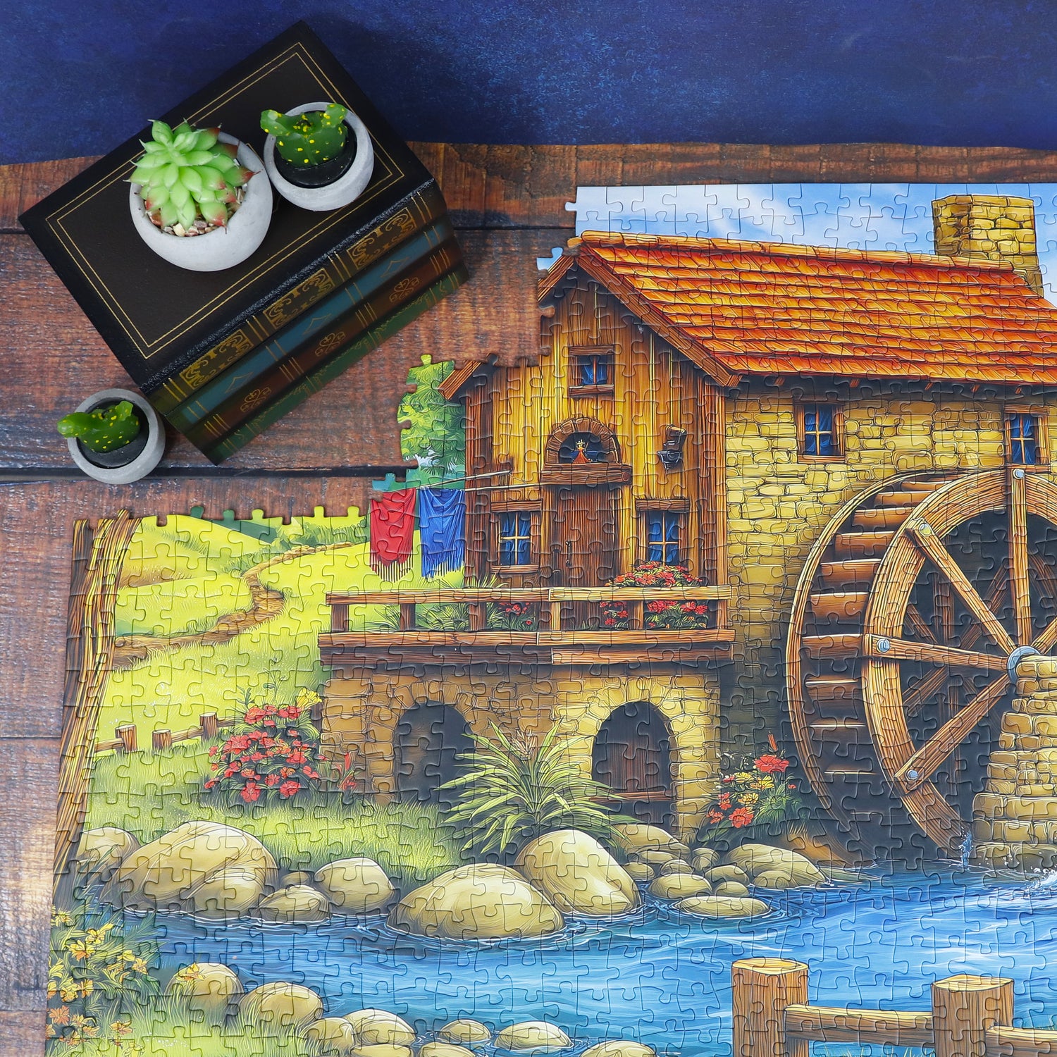 Puzzle - GOLDEN WATERMILL AFTERNOON
