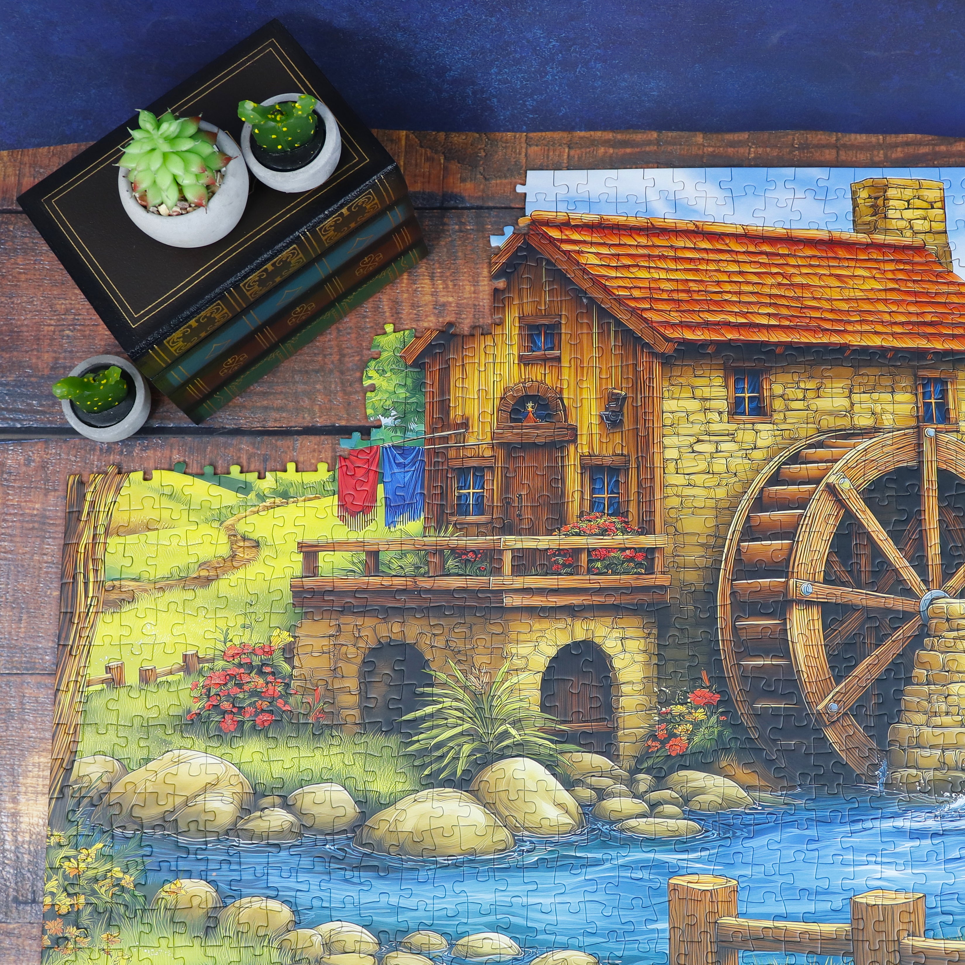 Puzzle - GOLDEN WATERMILL AFTERNOON