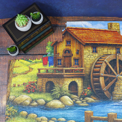Puzzle - GOLDEN WATERMILL AFTERNOON