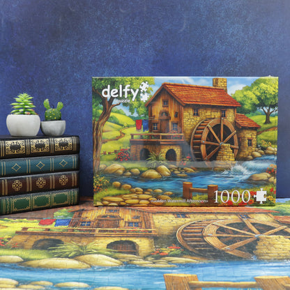 Puzzle - GOLDEN WATERMILL AFTERNOON