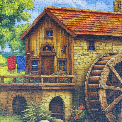 Puzzle - GOLDEN WATERMILL AFTERNOON