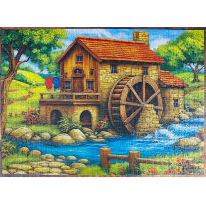 Puzzle - GOLDEN WATERMILL AFTERNOON