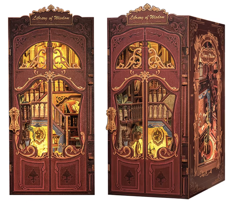 MINI-décor de bibliothèque - BIBLIOTHÈQUE DU SAVOIR